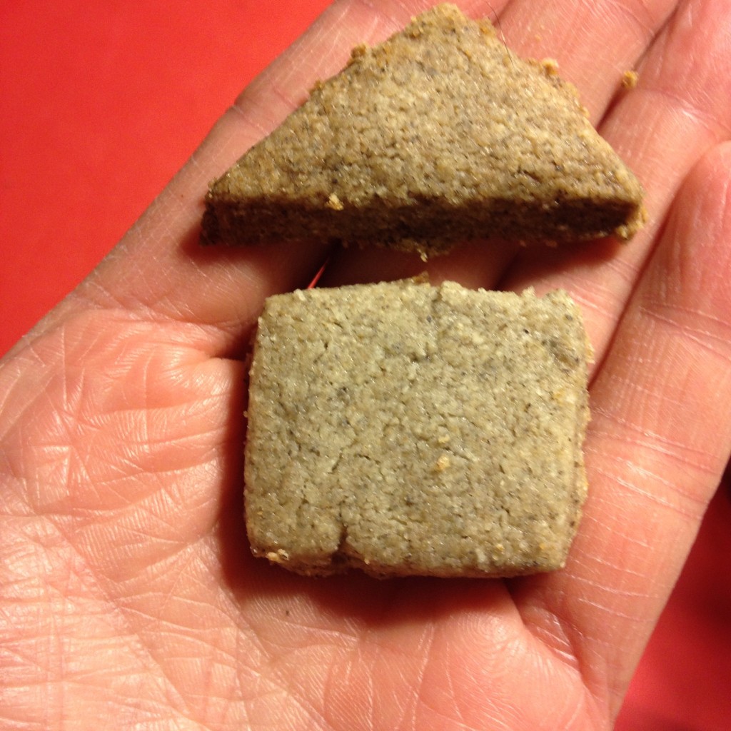 Purple Egyptian barley shortbreads make a house I want to live inside.